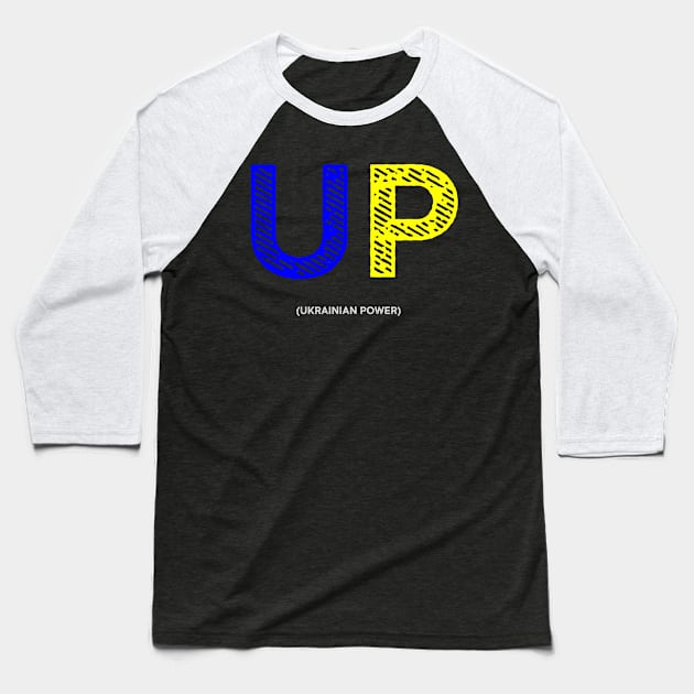 Ukrainian power Baseball T-Shirt by Voishalk